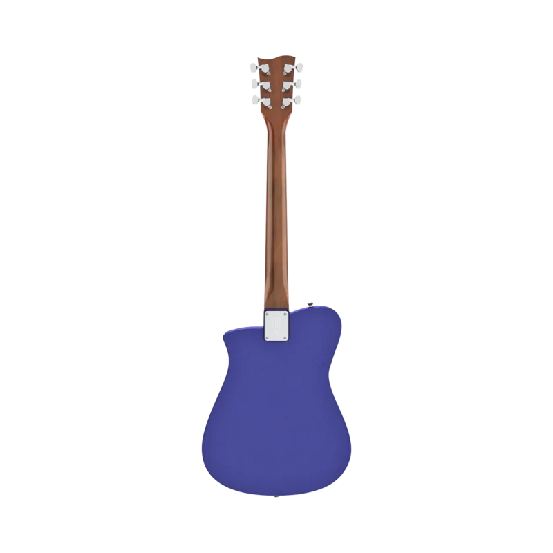 Alpha Standard metallic indigo back Schaller bridge catalog - Steelyjam aluminum guitar